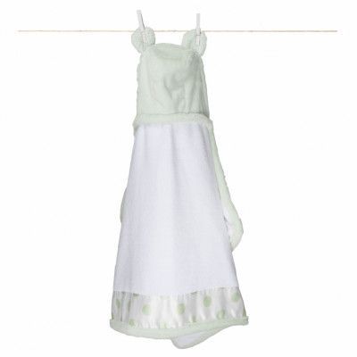 Little Giraffe, Luxe New Dot Badcape Grön