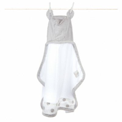 Little Giraffe, Luxe New Dot Badcape Silver