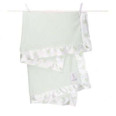 Little Giraffe Luxe New Dot Filt Grön