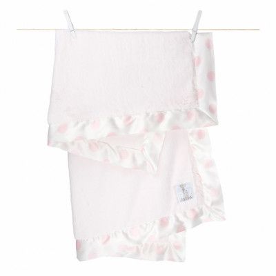 Little Giraffe, Luxe New Dot Filt Rosa