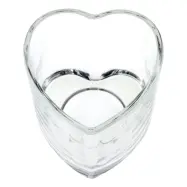Ljushållare Hjärtformad Transparent