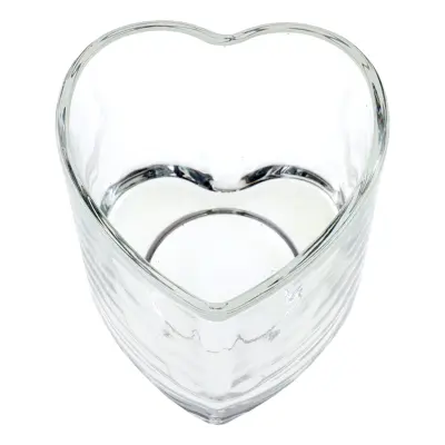 Ljushållare Hjärtformad Transparent