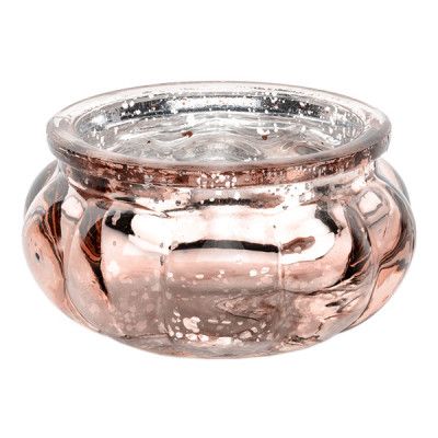 Ljushållare i Glas Roséguld Liten - 1-pack