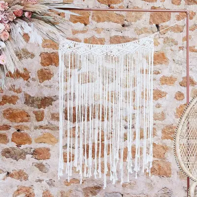 Macrame Väggdekoration Bröllop