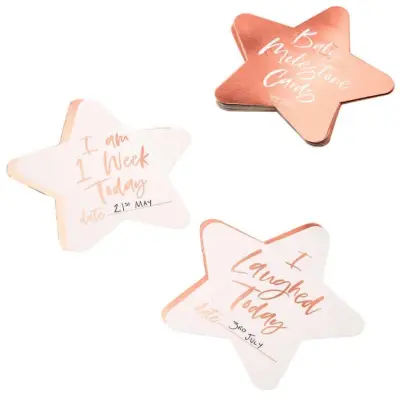 Milestone Fotokort Roséguld