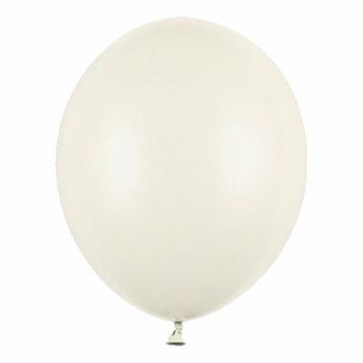 Miniballonger Extra Starka Ljus Creme Pastell - 100-pack