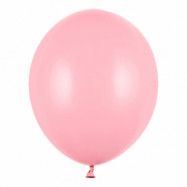 Miniballonger Extra Starka Ljusrosa Pastell - 100-pack