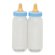 Nappflaskor Ljusblå Babyshower - 2-pack