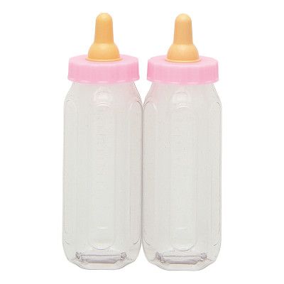 Nappflaskor Ljusrosa Babyshower - 2-pack