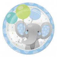 Pappersassietter Bedårande Elefant Blå