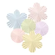 Pappersfjädrar Dreamy Pastel - 6-pack