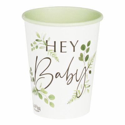 Pappersmuggar Hey Baby - 8-pack