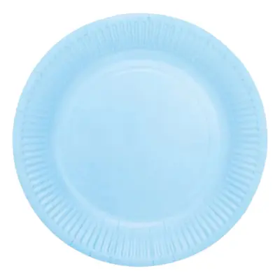 Papperstallrikar Ljusblå - 8-pack