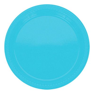 Plastassietter Ljusblå - 20-pack