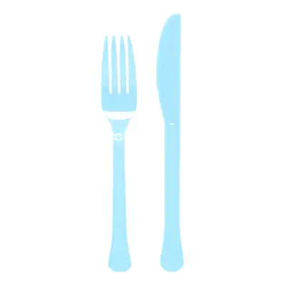 Plastbestick Ljusblå - 24-pack