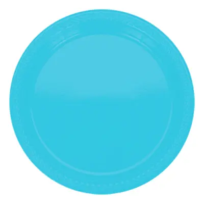 Plasttallrikar Ljusblå - 20-pack