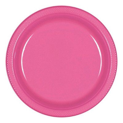 Plasttallrikar Rosa - 20-pack