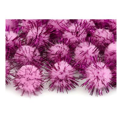 Plyschbollar Sparkling Rosa - 20-pack