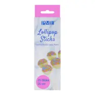 PME Klubbpinnar Vita - 20 cm 25-pack