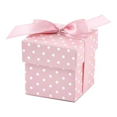 Presentaskar med Sidenband Ljusrosa - 10-pack