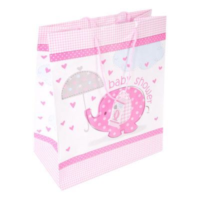Presentpåse Babyshower Rosa