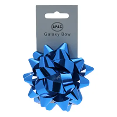 Presentrosett Metallic Blå - 1-pack