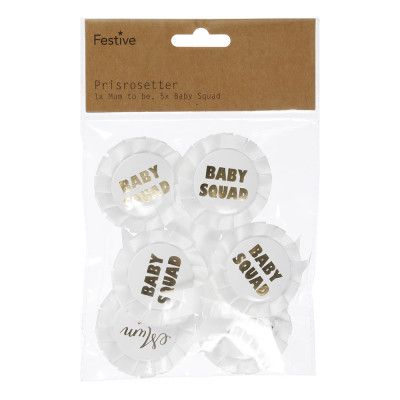 Prisrosetter Babyshower - 6-pack