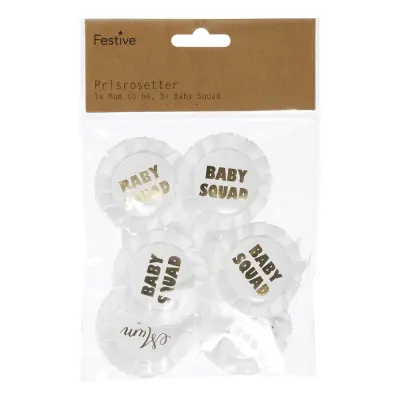 Prisrosetter Babyshower - 6-pack