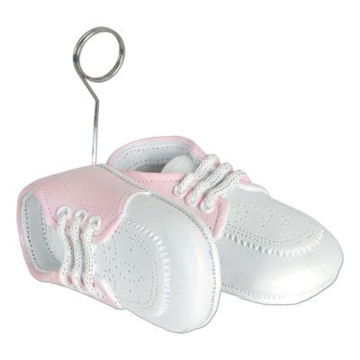 Rosa Bebisskor Bordsplaceringshållare