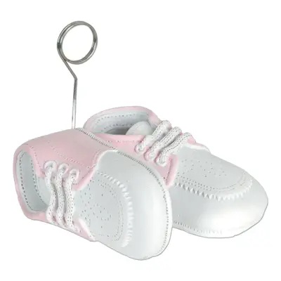 Rosa Bebisskor Bordsplaceringshållare