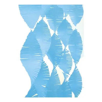 Fringe Girlang Ljusblå