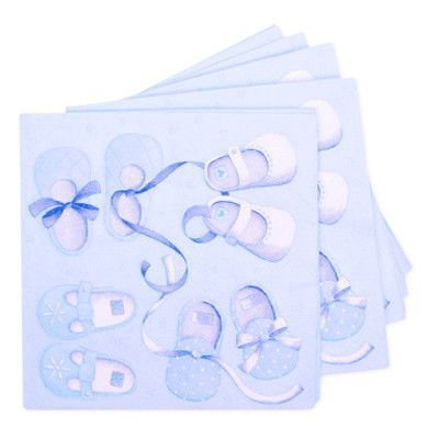 Servetter Babyshower Blå - 20-pack