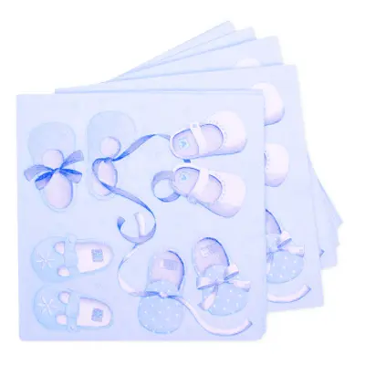 Servetter Babyshower Blå - 20-pack
