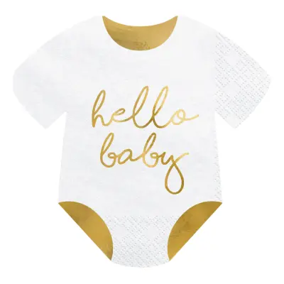 Servetter Hello Baby Bodysuit - 20-pack