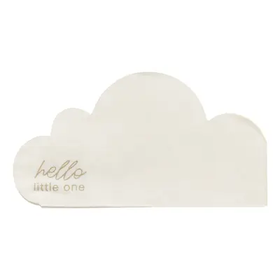 Servetter Moln Hello Little One - 16-pack