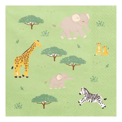 Servetter Safari Party - 12-pack