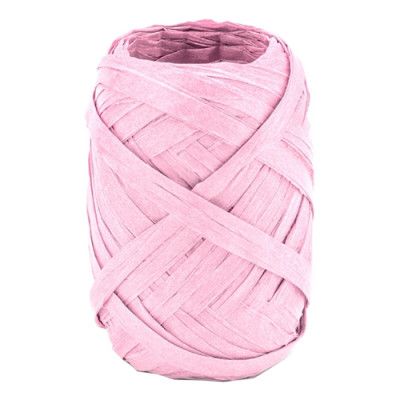 Snöre Raffia Ljusrosa