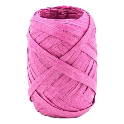 Snöre Raffia Rosa