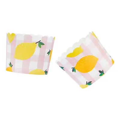 Snacksbägare Citroner - 12-pack