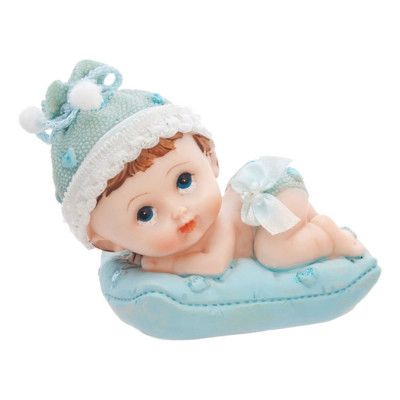 Tårtfigur Bebispojke på Kudde