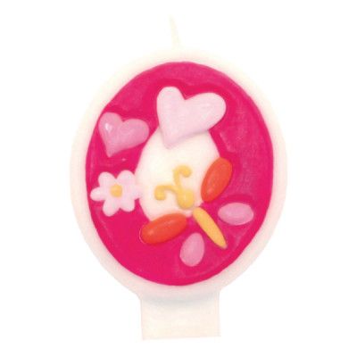 Tårtljus Babyshower Siffra Noll