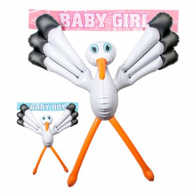 Uppblåsbar Stork
