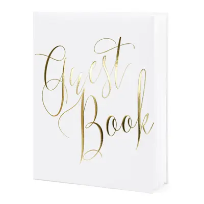 Vit Gästbok Guest Book