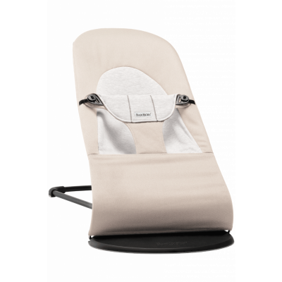BabyBjörn Babysitter Balance Soft - Beige/Grå / Bomull/Jersey / Svart