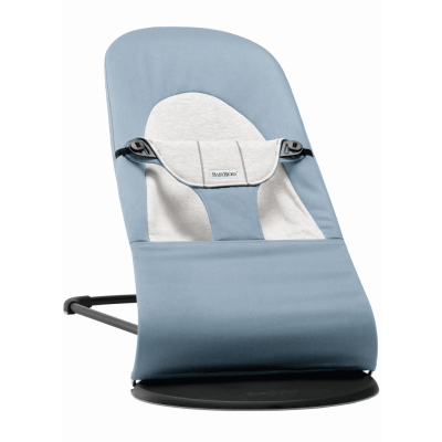 BabyBjörn Babysitter Balance Soft - Blå/Grå / Bomull/Jersey / Svart