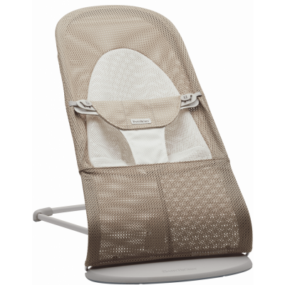 BabyBjörn - Babysitter Balance Soft - Gråbeige/Vit / Mesh / Ljusgrå