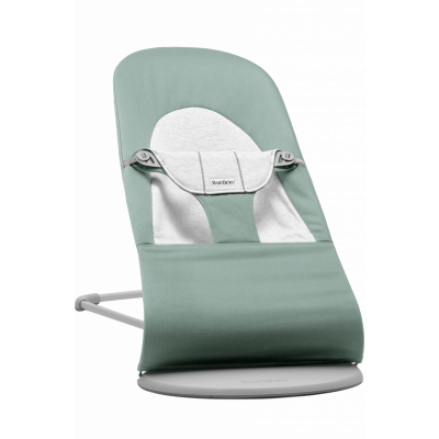 BabyBjörn Babysitter Balance Soft - Grågrön/Grå / Bomull/Jersey / Ljusgrå