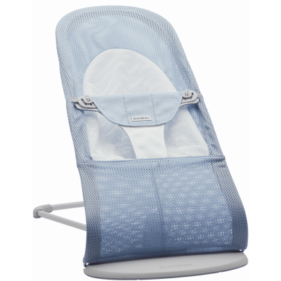 BabyBjörn - Babysitter Balance Soft - Himmelsblå/Vit / Mesh / Ljusgrå
