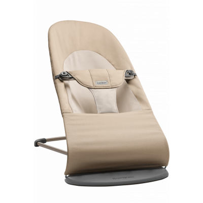 BabyBjörn - Babysitter Balance Soft - Khaki/Beige / Vävd / Mörkgrå
