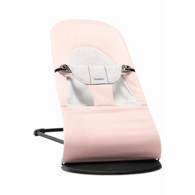BabyBjörn Babysitter Balance Soft - Ljusrosa/Grå / Bomull/Jersey / Svart